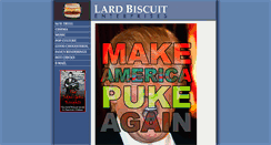 Desktop Screenshot of lardbiscuit.com